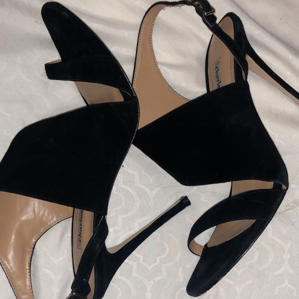 Charles David suede and leather sandal.
